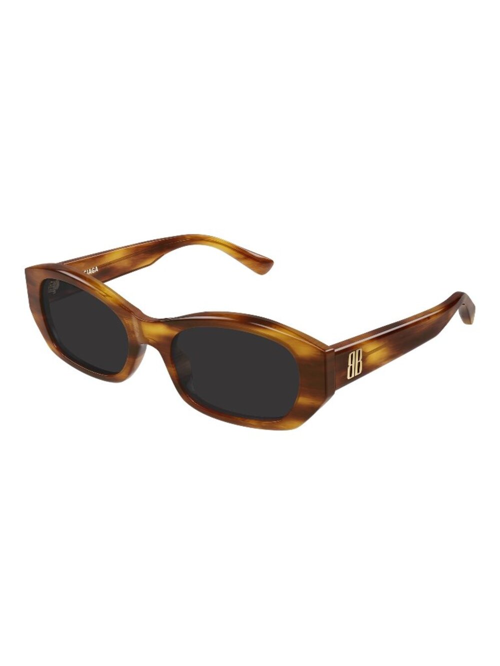 New Balenciaga Women's Sunglasses Brown Grey Lens Acetate Frame BB0476S 002 54